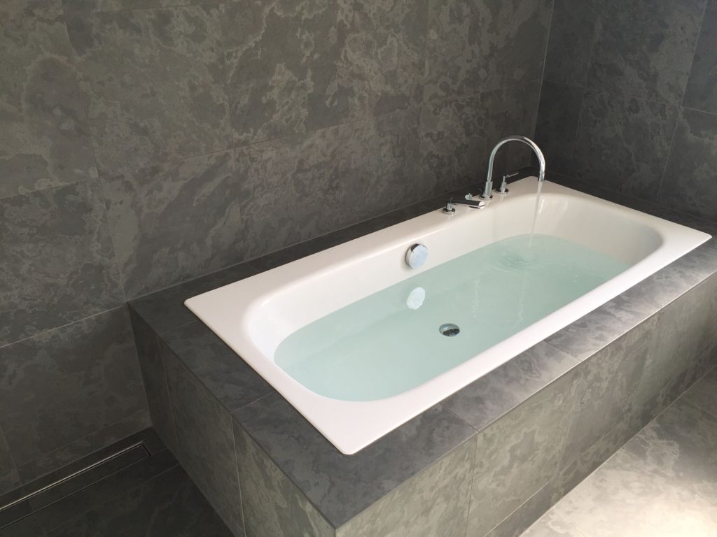 Slate Tiling - Bath