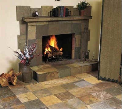 Slate Fireplace