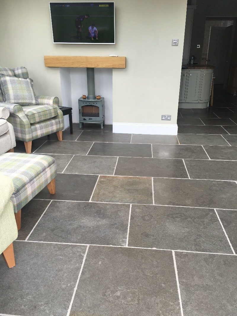 Geostone Harrington Grey Chapel Smooth Aged Limestone Uk Slate