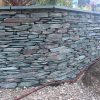 Slate wall for Lodore Falls Hotel